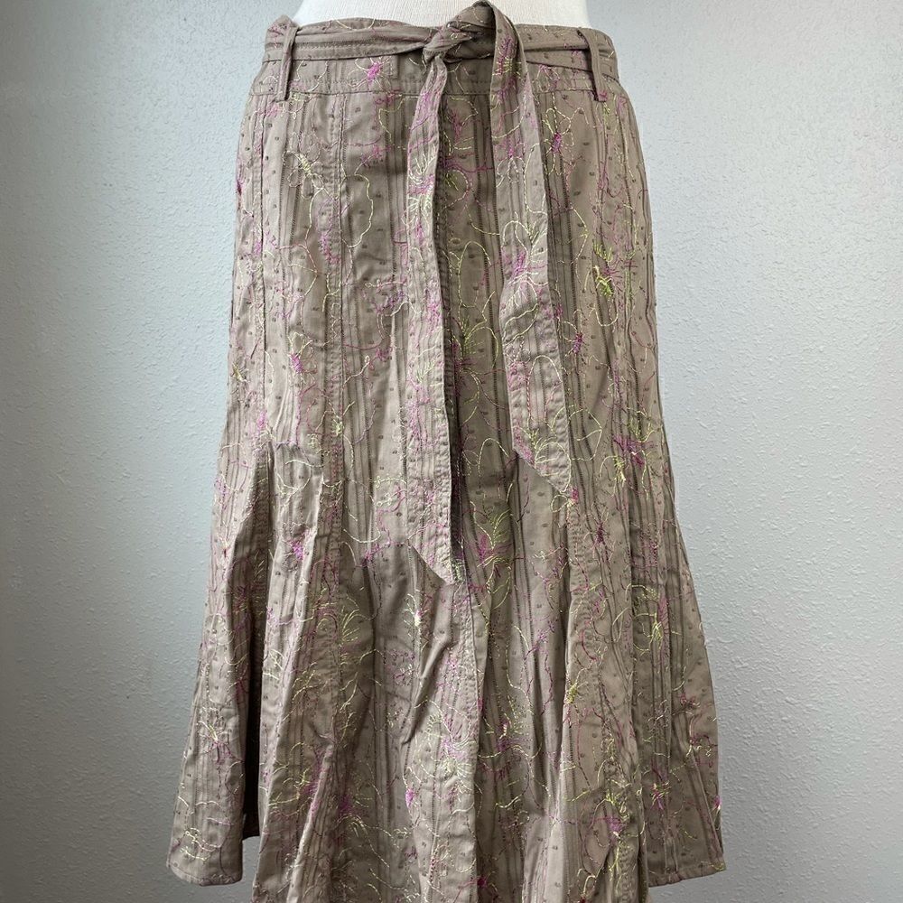 NWT JH Collectibles Belted And Stitched Skirt